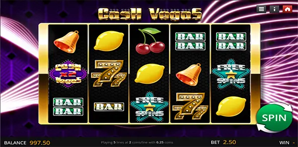 cash vegas slot review image