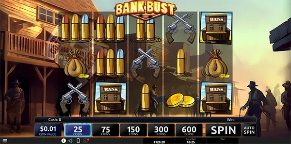 bank bust slot review